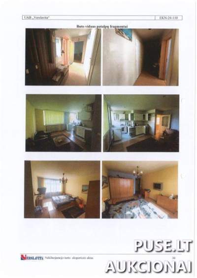 1/2 dalis buto Jonavoje, Girelės g., pradinė kaina 19200 EUR, antstolių varžytynės