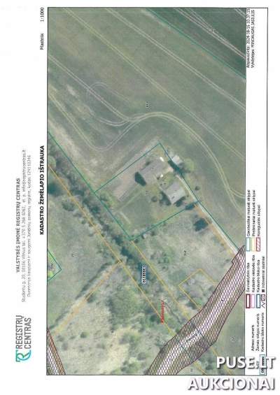 Žemės sklypas Pakruojo r., Beinoraičių k. 0.2922 ha gyvenamajai statybai 1128 EUR