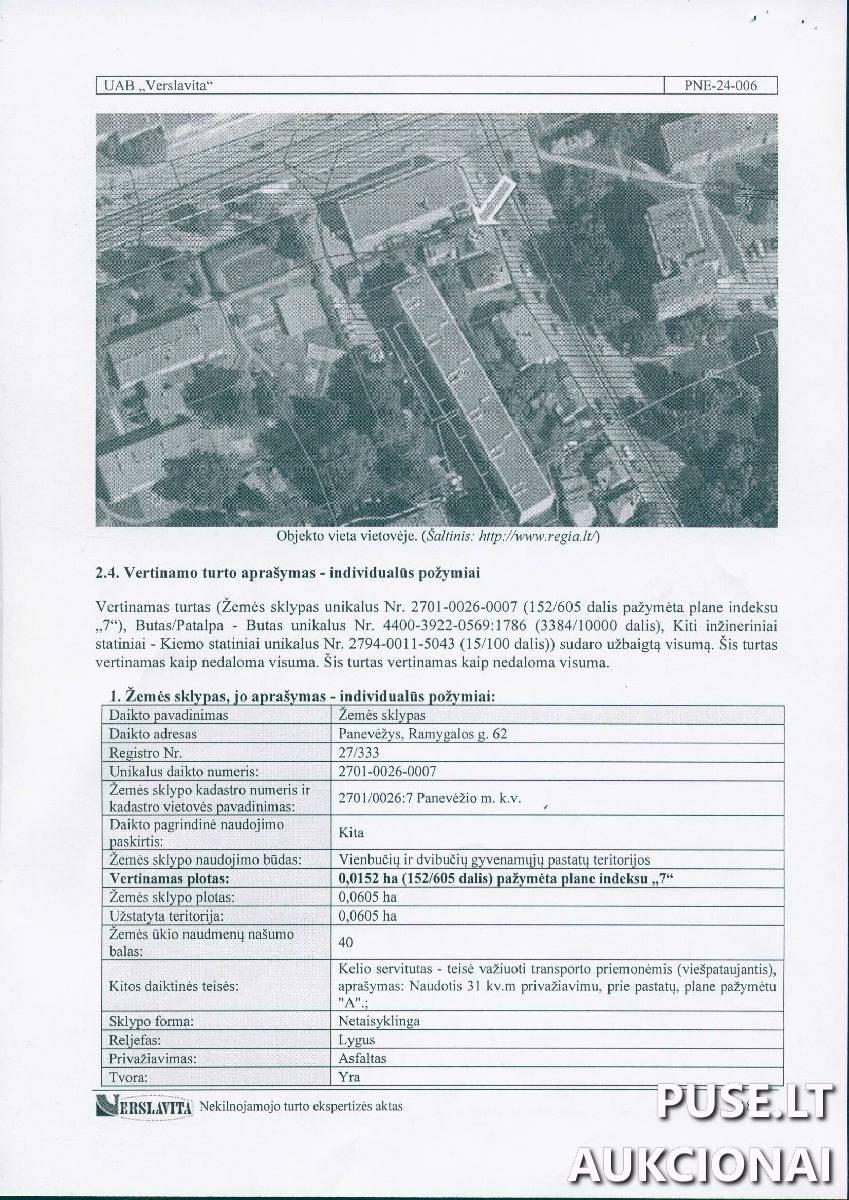 Žemės sklypas Sklypai Ramygalos g. 62, 36229 Panevėžys, Panevėžio m. sav. 6