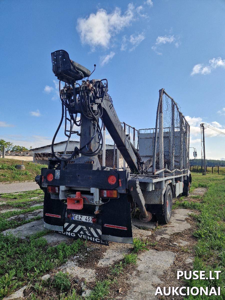 Miškavežis Mercedes Benz 1635 su manipuliatoriumi HIAB-FOCO Krovininis automobilis nuo 3,5t. iki 12t. 1
