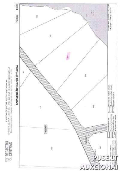 1/2 dalis žemės ūkio paskirties sklypo Kaišiadorių r. Juknonių k. 2720 EUR pradinė kaina