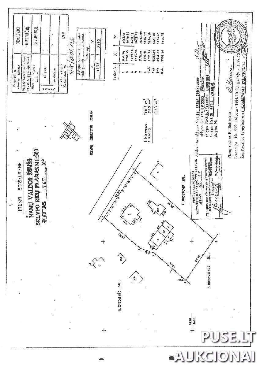 Žemės sklypas Sklypai Alyvų g. 33, 84255 Stupurai, Gataučių sen., Joniškio r. sav. 2