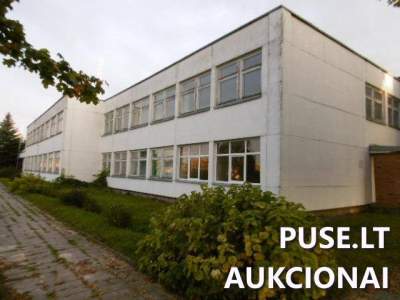 Mokykla Kelmės rajone, Aunuvėnų k., 2173 kv. m., 55585 EUR - Pakartotinis aukcionas