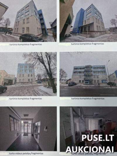 Administracinis pastatas Šiauliuose, Aušros al. 68, parduodamas aukcione už 1 952 221 EUR