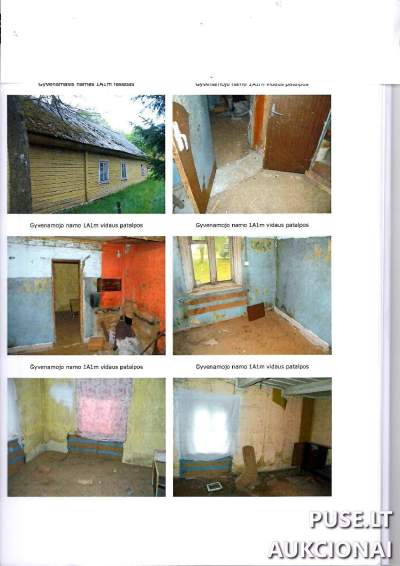 Gyvenamasis namas Kelmės rajone, Vaišlaukio k. su 77.63 kv.m. pradine kaina 1710 EUR