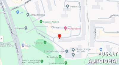 3/8 buto dalies aukcionas Vilniuje, Dūkštų g. 28, pradinė kaina 24000 EUR