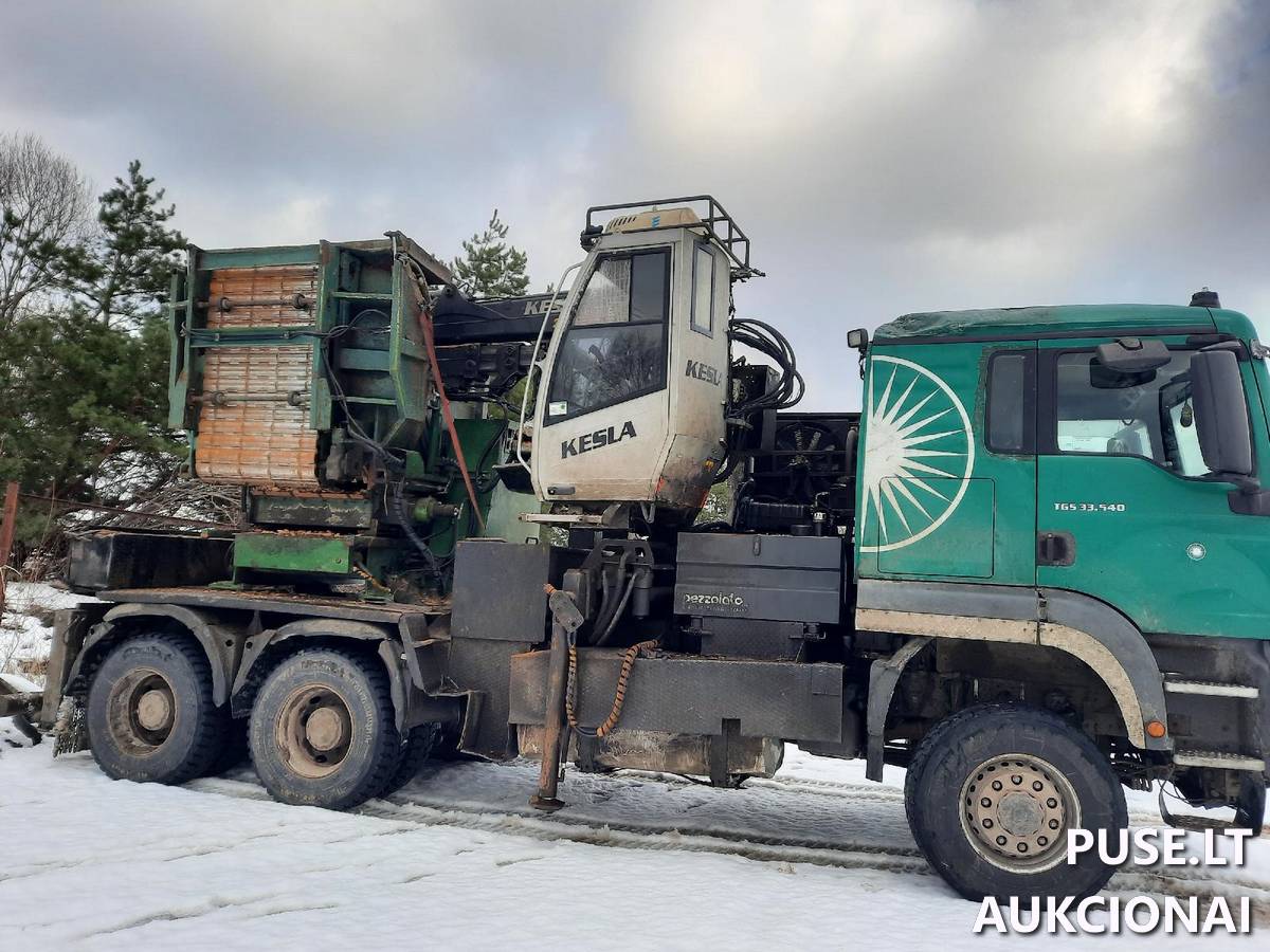 Medienos smulkintuvas MAN TGS 33.540 6X6 BB Nenurodyta 3