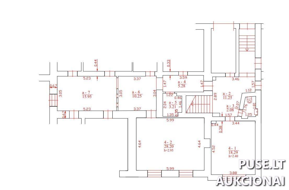 Administracinės patalpos Patalpos/Butai E. Ožeškienės g. 16, 44254 Kaunas, Kauno m. sav. 7