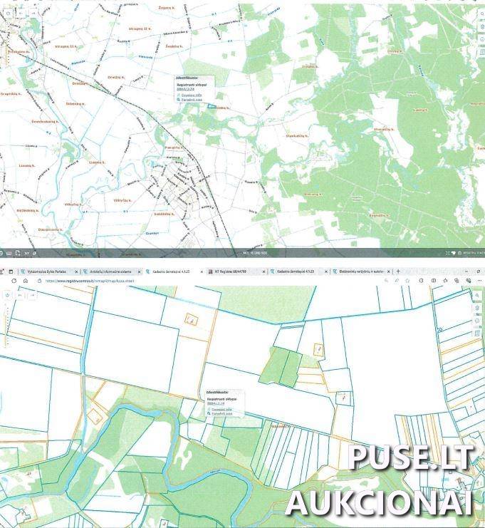 Žemės sklypas Sklypai Šilininkai, Juknaičių sen., Šilutės r. sav. 1