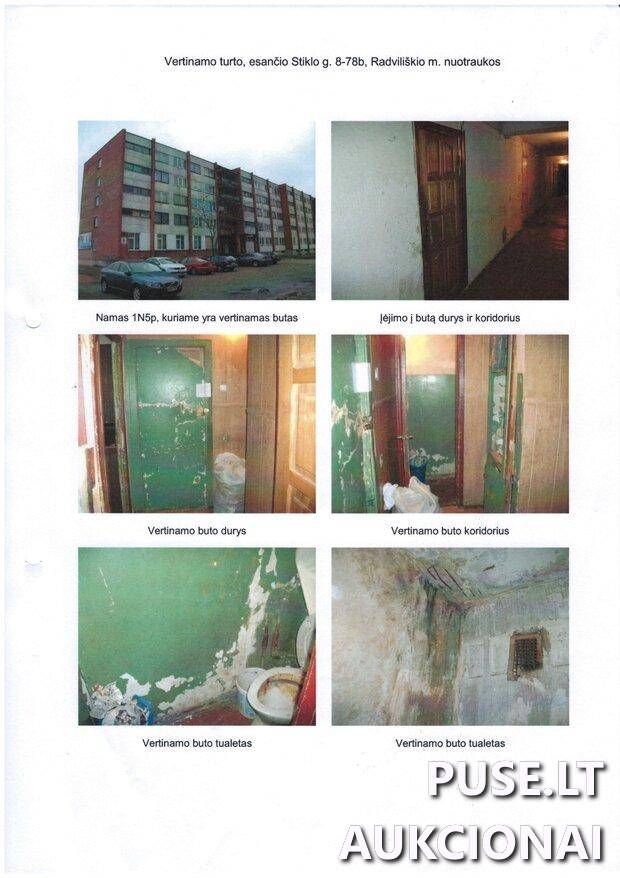 Butas Patalpos/Butai Stiklo g. 8, 82150 Radviliškis, Radviliškio miesto sen., Radviliškio r. sav. 1