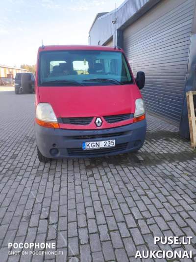 Transporto priemonė Renault Master KGN235 parduodama aukcione nuo 1500 EUR