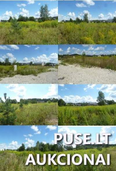 Žemės sklypas Vilniaus rajone, Didžiosios Riešės k., Verbų g. 39A - pradinė kaina 60000 EUR