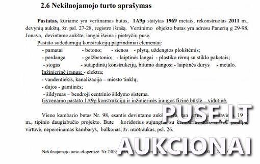 Butas Patalpos/Butai Panerių g. 29, 55187 Jonava, Jonavos miesto sen., Jonavos r. sav. 3