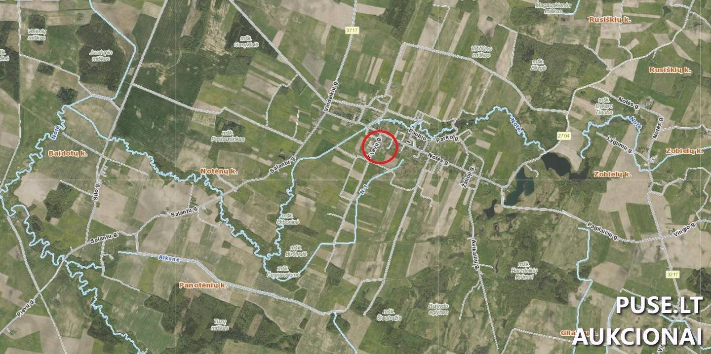 Žemės sklypas Sklypai Klevų g. 16, 98260 Notėnai, Notėnų sen., Skuodo r. sav. 1