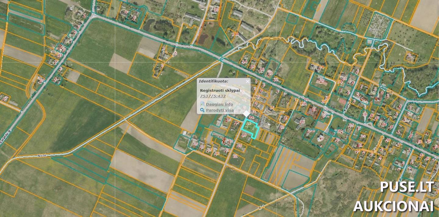 Žemės sklypas Sklypai Klevų g. 16, 98260 Notėnai, Notėnų sen., Skuodo r. sav. 4
