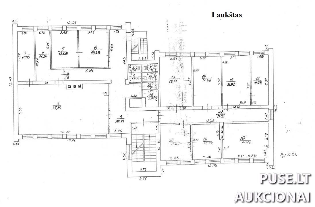 Administracinis pastatas Pastatai Vytauto Didžiojo g. 21, 74130 Jurbarkas, Jurbarko miesto sen., Jurbarko r. sav. 4
