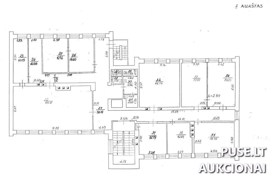 Administracinis pastatas Pastatai Vytauto Didžiojo g. 21, 74130 Jurbarkas, Jurbarko miesto sen., Jurbarko r. sav. 5