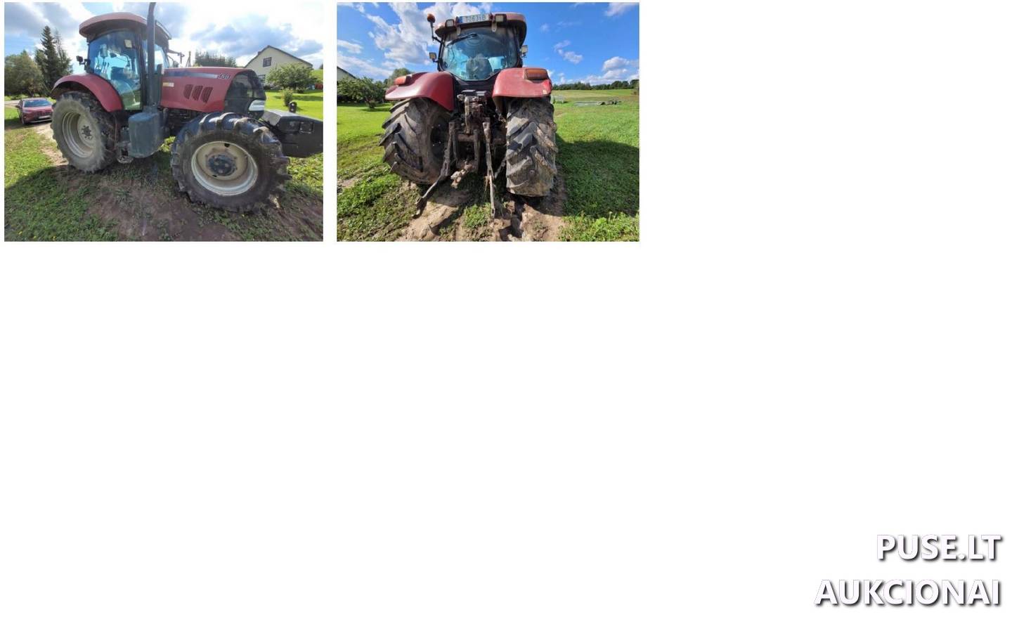 Case IH, Puma 130 Traktoriai, savaeigės mašinos, priekabos, puspriekabės 3