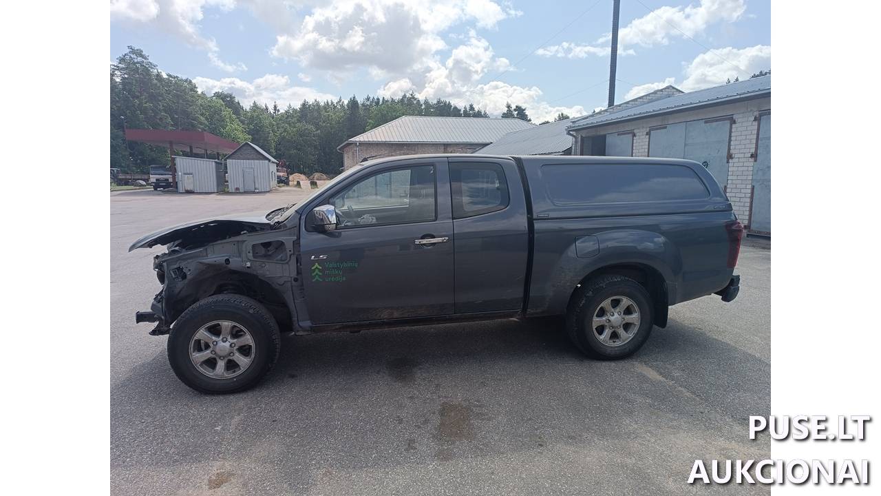 Lengvasis automobilis ISUZU	D-MAX Inv. nr. 12300000021 Traktoriai, savaeigės mašinos, priekabos, puspriekabės 5