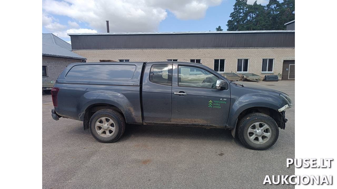 Lengvasis automobilis ISUZU	D-MAX Inv. nr. 12300000021 Traktoriai, savaeigės mašinos, priekabos, puspriekabės 6