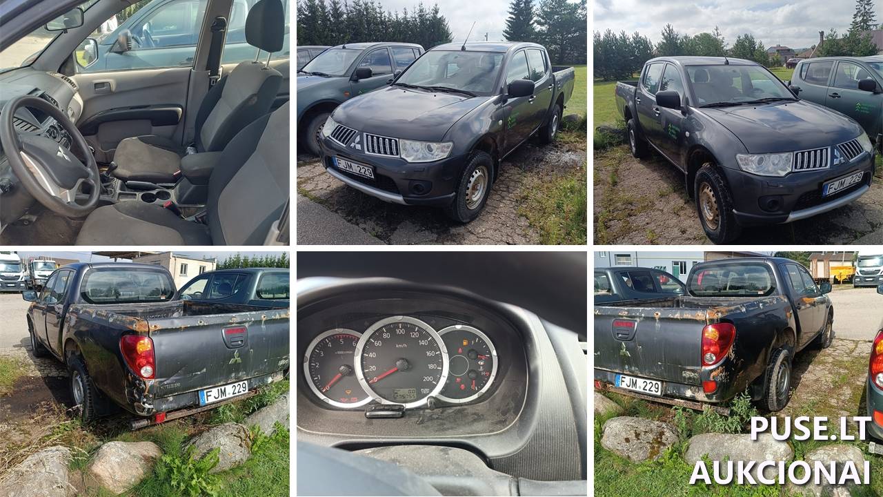 Lengvasis automobilis MITSUBISHI L200 Inv. Nr. 33-124156 Traktoriai, savaeigės mašinos, priekabos, puspriekabės 1