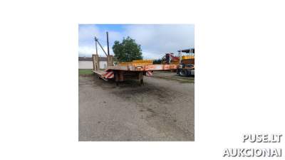 Parduodama 2007 m. puspriekabė-tralas SCHWARZMULLER STU3-ZVN aukcione pradine kaina 6190 EUR