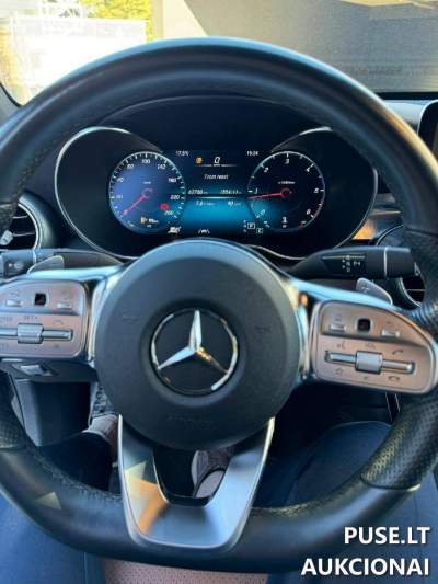 Mercedes Benz GLC 220 4MATIC 2024 dyzelinis visureigis aukcione Kaune nuo 40000 EUR