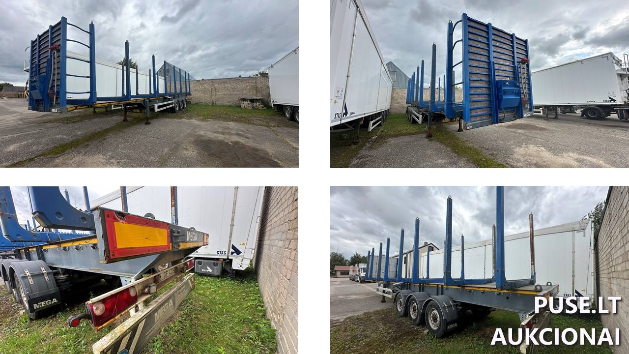 Priekaba virš 10.0 t. MEGA MNS-260(290)KB Inv. nr. 27-180023 Traktoriai, savaeigės mašinos, priekabos, puspriekabės 1