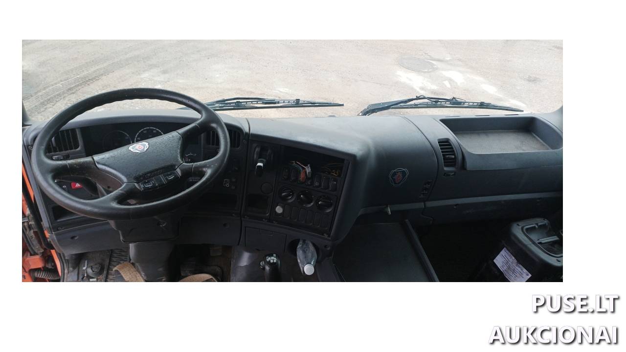Vilkikas su manipuliatoriumi SCANIA  R Inv. nr. 30-1-50-453 Traktoriai, savaeigės mašinos, priekabos, puspriekabės 6