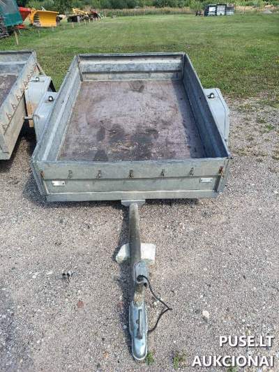 Priekaba SAURIDA 750 aukcione Šakių r. nuo 200 EUR - Galimybė įsigyti transporto priemonę