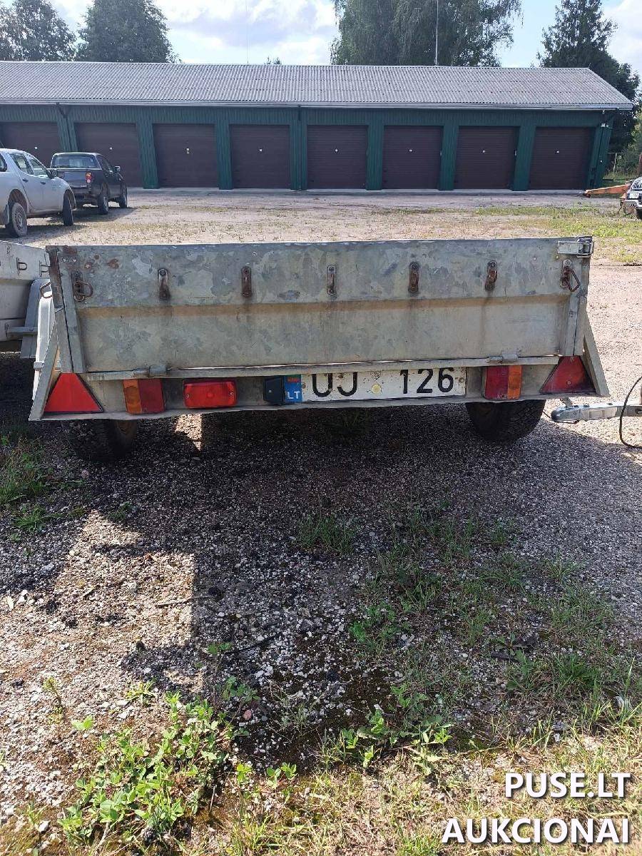 Priekaba SAURIDA Inv. Nr. 27-150569 Traktoriai, savaeigės mašinos, priekabos, puspriekabės 1