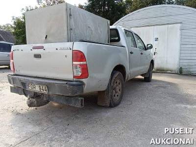 Naudotas lengvasis automobilis TOYOTA HILUX parduodamas aukcione nuo 6800 EUR