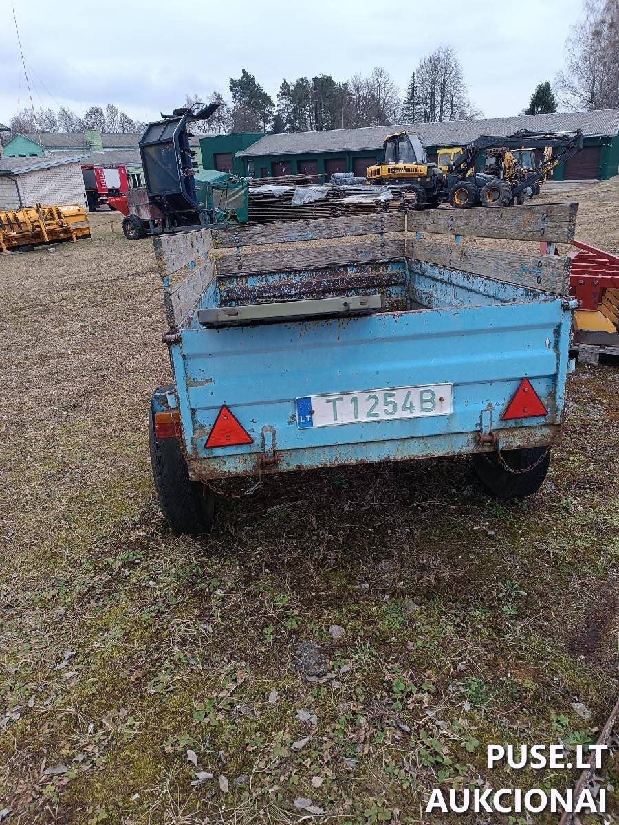Traktoriaus puspriekabė ABG TZK Inv. Nr. 327-12591 Traktoriai, savaeigės mašinos, priekabos, puspriekabės 1