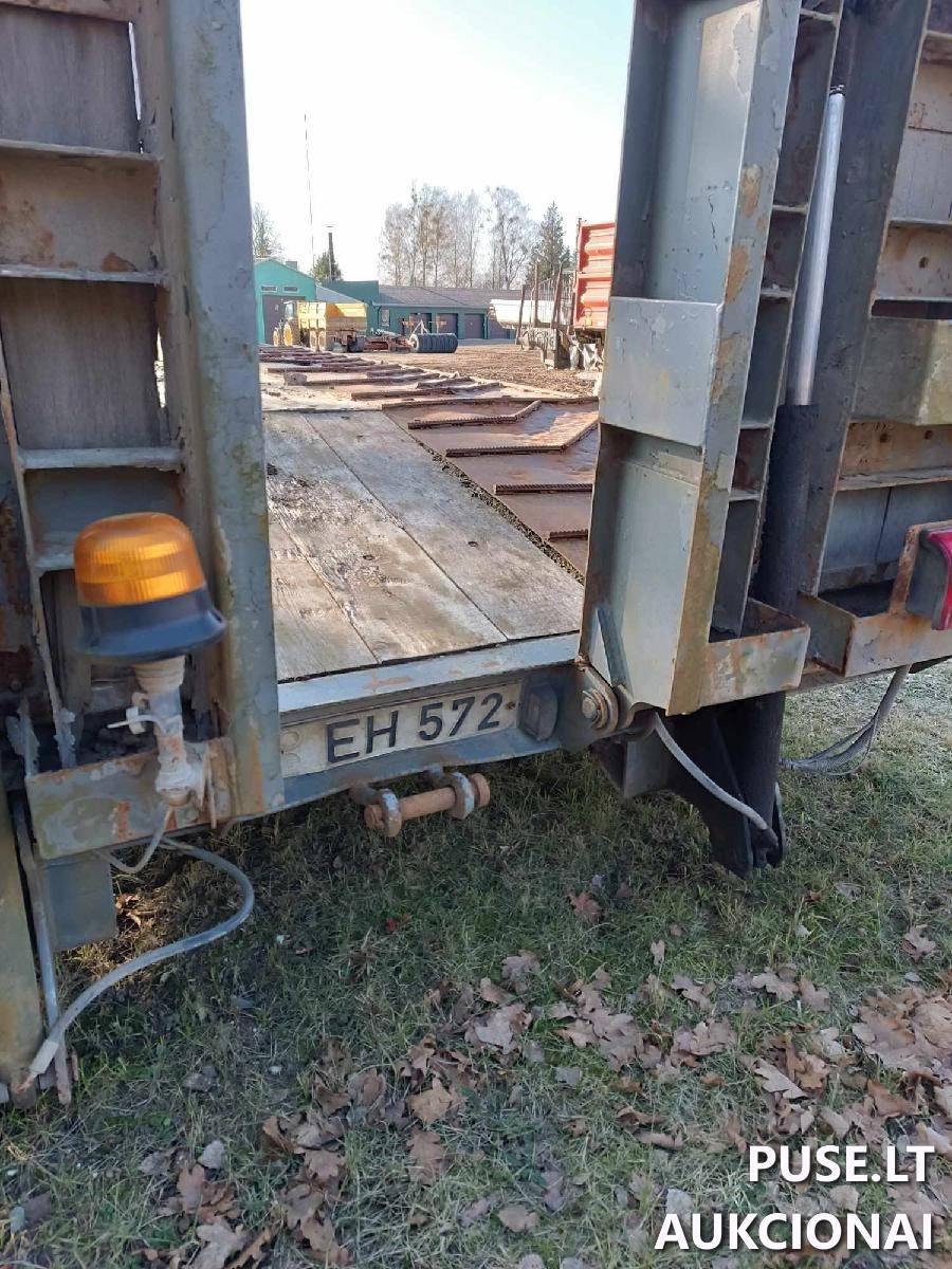 Puspriekabė tralas BERGER JUMBO Inv. nr. 27-420027 Traktoriai, savaeigės mašinos, priekabos, puspriekabės 3