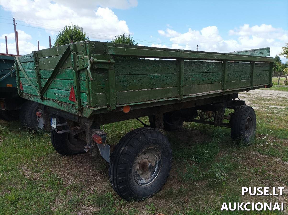 Traktoriaus priekaba TAŠKENTO TG 2PTS 4 Inv. Nr.24-42333 Traktoriai, savaeigės mašinos, priekabos, puspriekabės 3