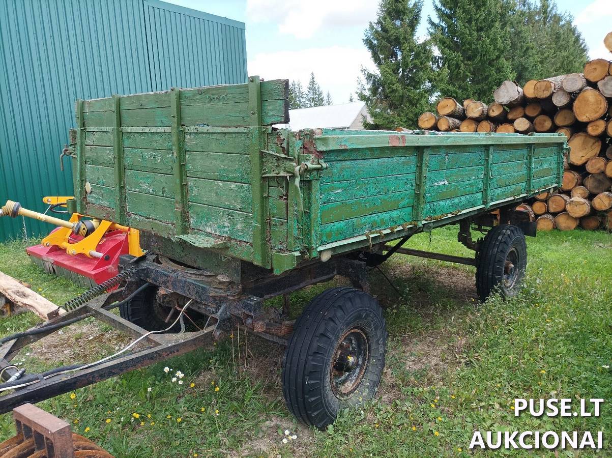 Traktoriaus priekaba TAŠKENTO TG 2PTS 4 Inv. Nr.24-42333 Traktoriai, savaeigės mašinos, priekabos, puspriekabės 5