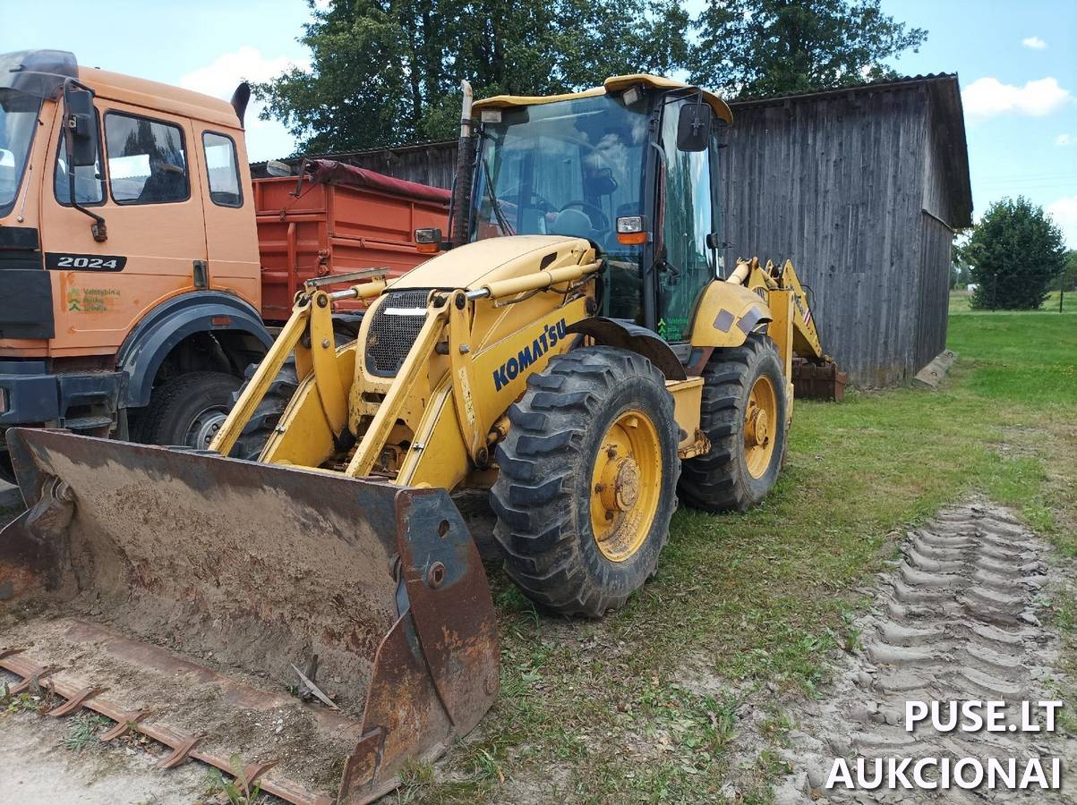 Ekskavatorinis krautuvas Komatsu Inv. Nr. 34-4131360 Traktoriai, savaeigės mašinos, priekabos, puspriekabės 3