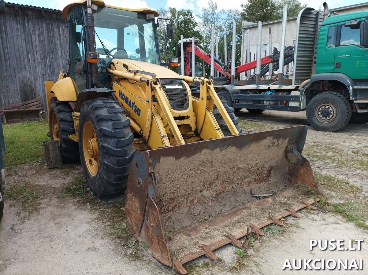 Ekskavatorinis krautuvas Komatsu Inv. Nr. 34-4131360 Traktoriai, savaeigės mašinos, priekabos, puspriekabės 4