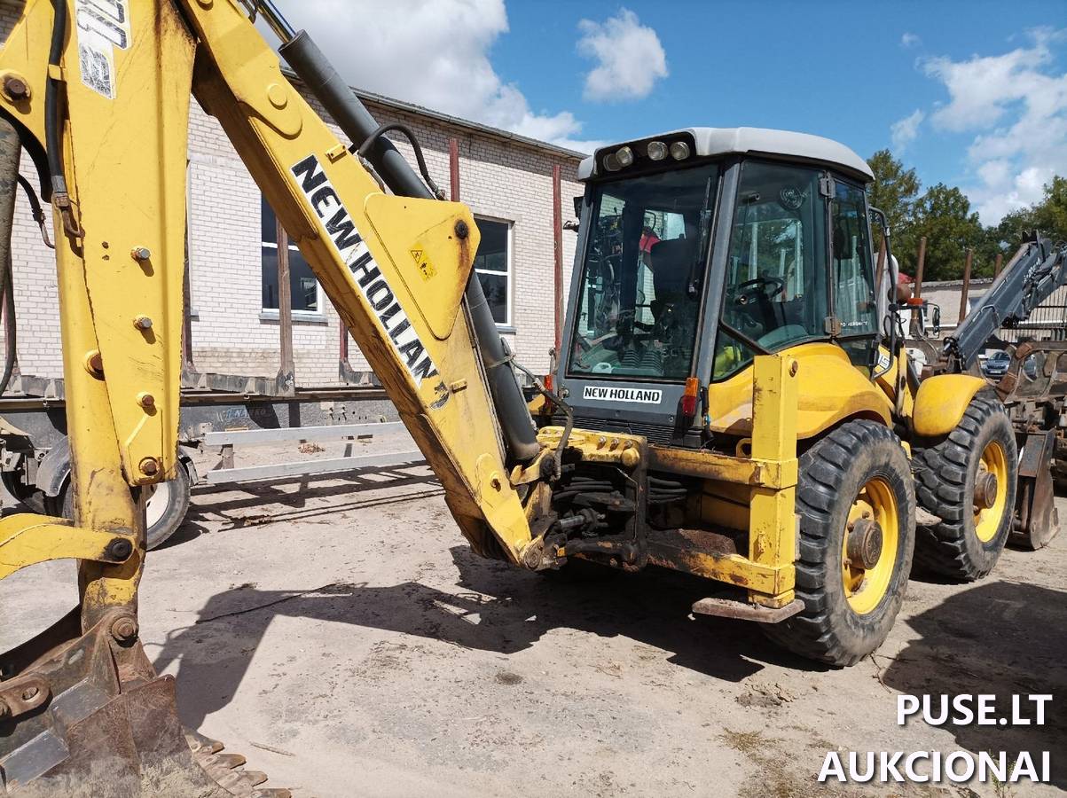 Ekskavatorinis krautuvas LB115 MS4PSC NEV HOLAND Inv. Nr. 24-42787 Traktoriai, savaeigės mašinos, priekabos, puspriekabės 5