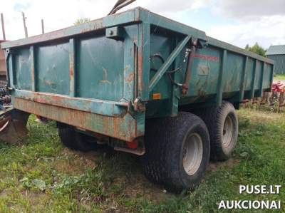 2013 m. Puspriekabė Palms 1200 traktorinė aukcionas nuo 1330 EUR, Raseinių rajonas