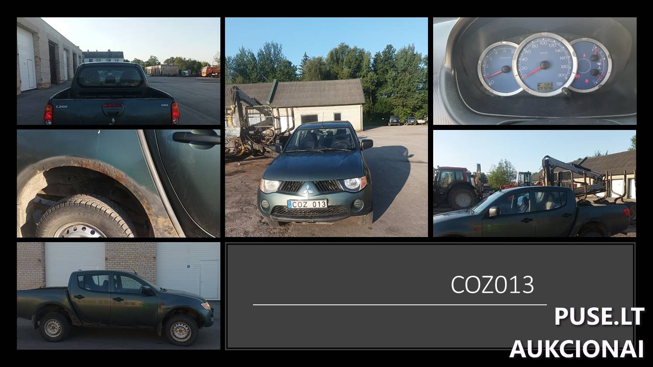 Automobilis Mitsubishi L200 Inv. Nr. 23-50038 Traktoriai, savaeigės mašinos, priekabos, puspriekabės 1