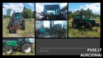 Ratinis traktorius Valtra-Valmet 8150 aukcione nuo 17800 EUR - Kėdainių rajonas