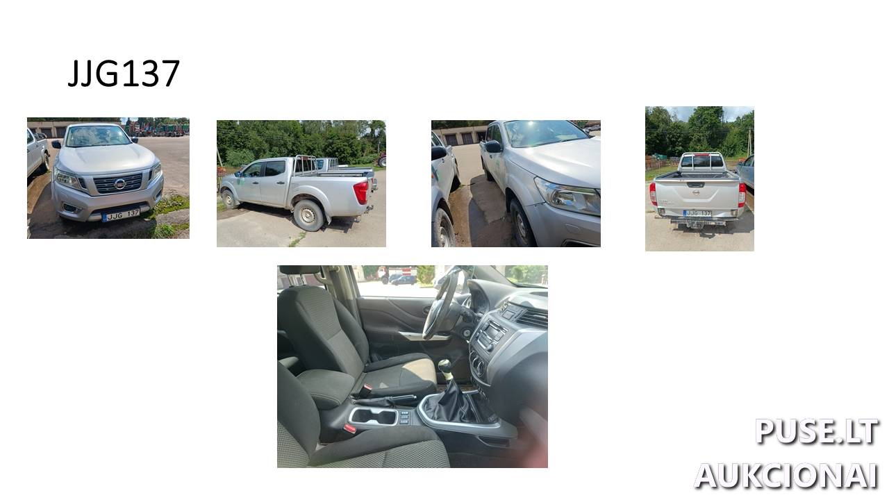 Lengvasis automobilis NISSAN NP300 NAVARA Inv. nr. 01-1063 Traktoriai, savaeigės mašinos, priekabos, puspriekabės 1