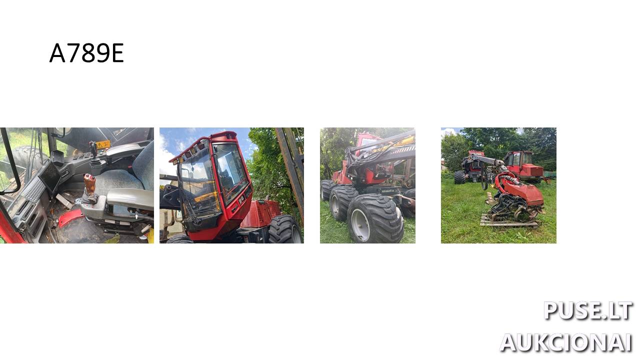 Medkirtė KOMATSU 911.5 Inv. nr. 12200000113 Traktoriai, savaeigės mašinos, priekabos, puspriekabės 1