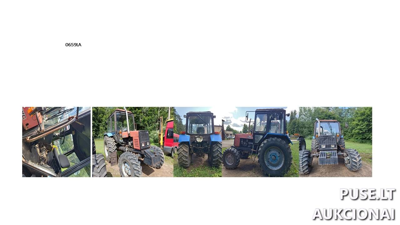 Ratinis traktorius MTZ 952 Inv. Nr. 22-572 Traktoriai, savaeigės mašinos, priekabos, puspriekabės 1