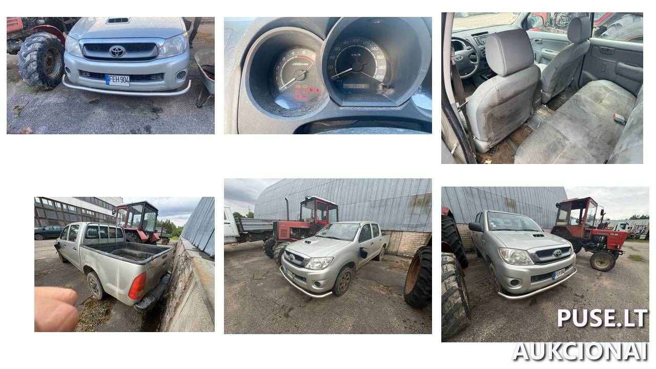 Lengvasis automobilis TOYOTA HILUX Inv. nr. 21-2139 Traktoriai, savaeigės mašinos, priekabos, puspriekabės 1