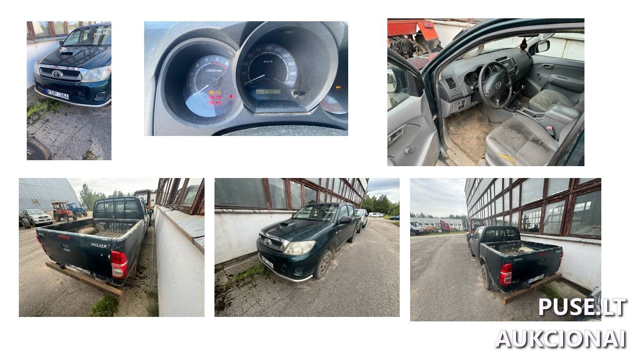 Lengvasis automobilis TOYOTA HILUX Inv. Nr. 21-2136 Traktoriai, savaeigės mašinos, priekabos, puspriekabės 1