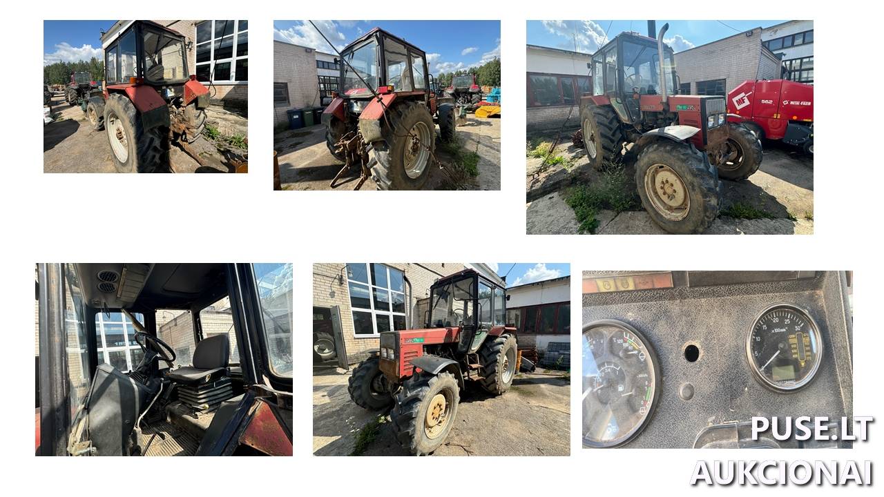 Ratinis traktorius MTZ 952 Inv. Nr. 21-1657 Traktoriai, savaeigės mašinos, priekabos, puspriekabės 1