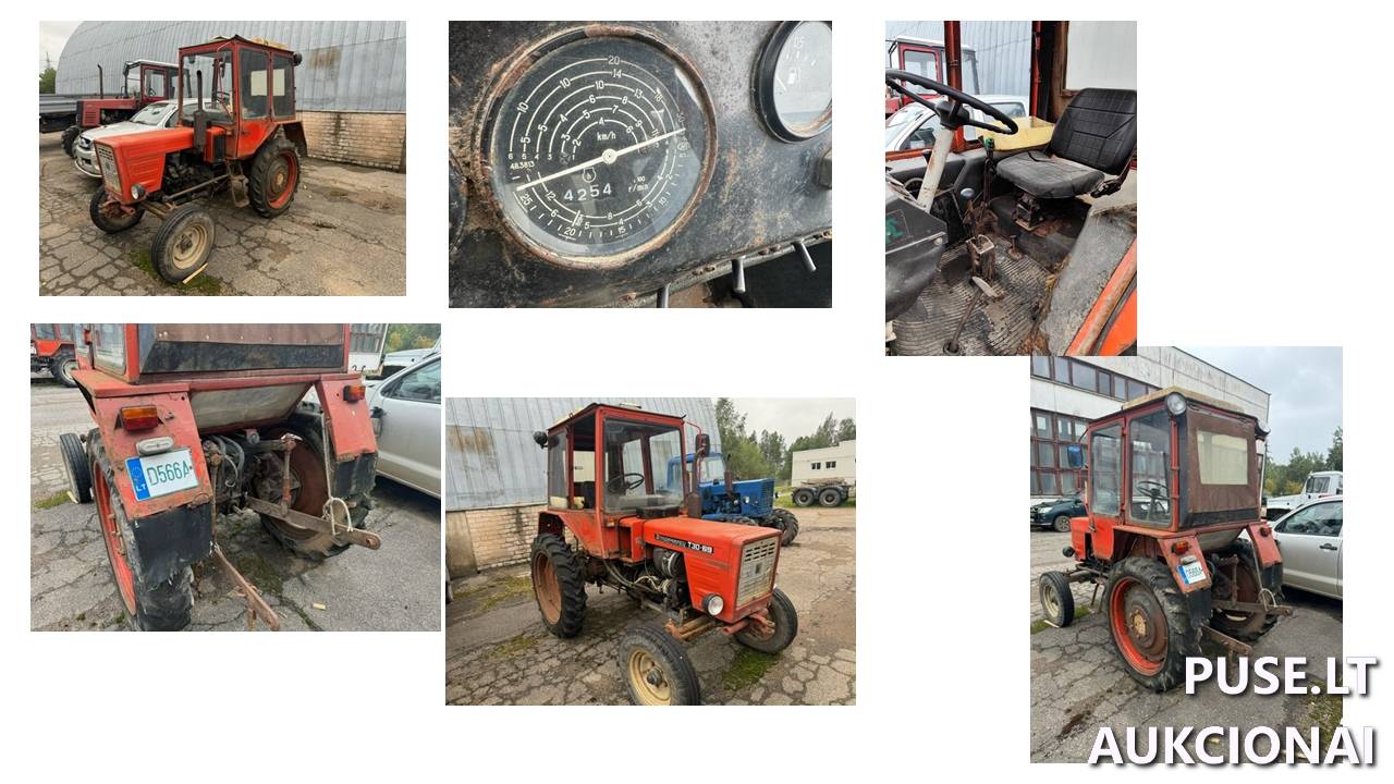 Ratinis traktorius MTZ T-25A Inv. Nr. 21-0166 Traktoriai, savaeigės mašinos, priekabos, puspriekabės 1
