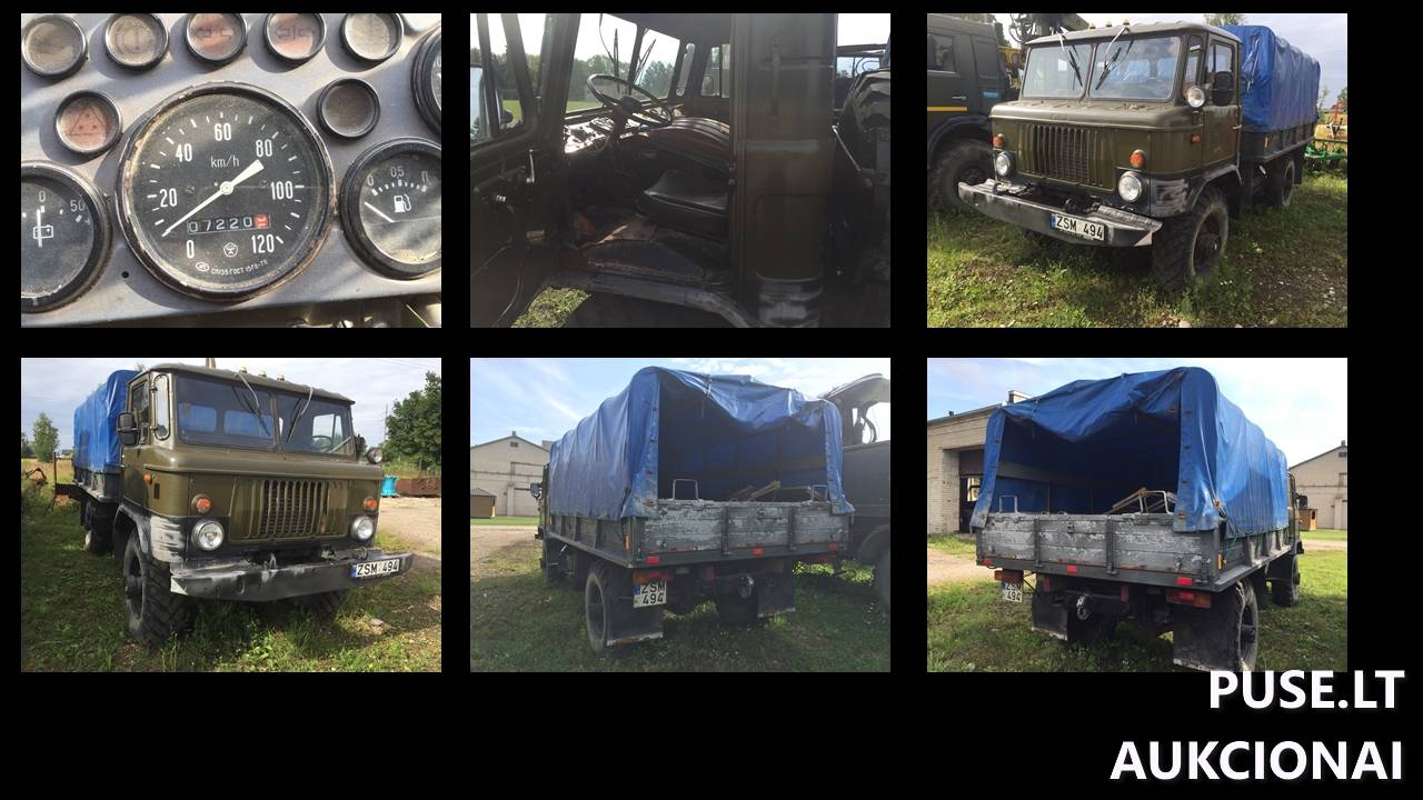 Bortinis GAZ 66 Inv. Nr. 29-1040 Traktoriai, savaeigės mašinos, priekabos, puspriekabės 1